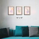 Glass front Abstract Art frame Set of 3-9