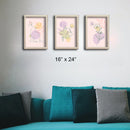 Glass front Abstract Art frame Set of 3-3