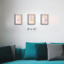 Glass front Abstract Art frame Set of 3-6