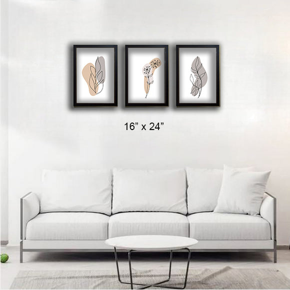 3 Pcs Beautiful Aesthetic Photo Frames