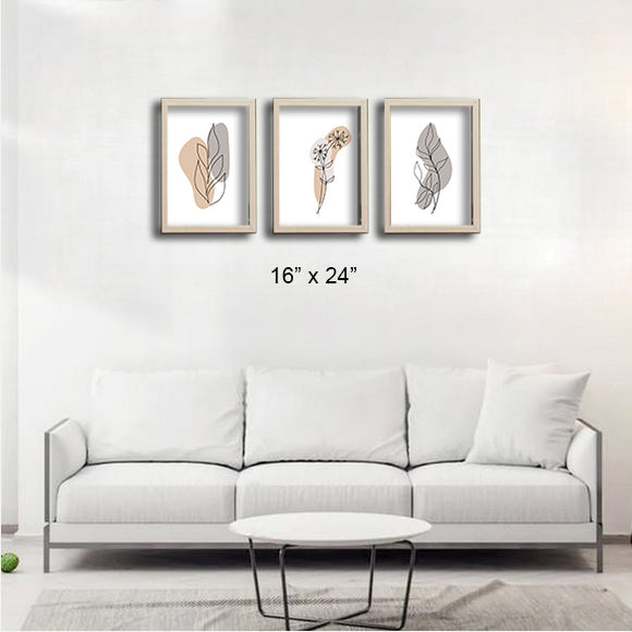 3 Pcs Beautiful Aesthetic Photo Frames