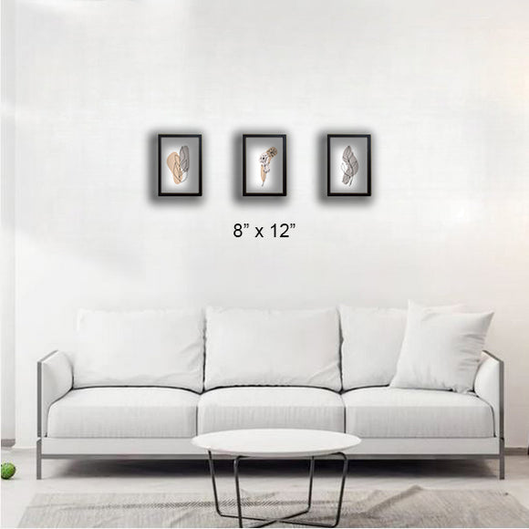 3 Pcs Beautiful Aesthetic Photo Frames