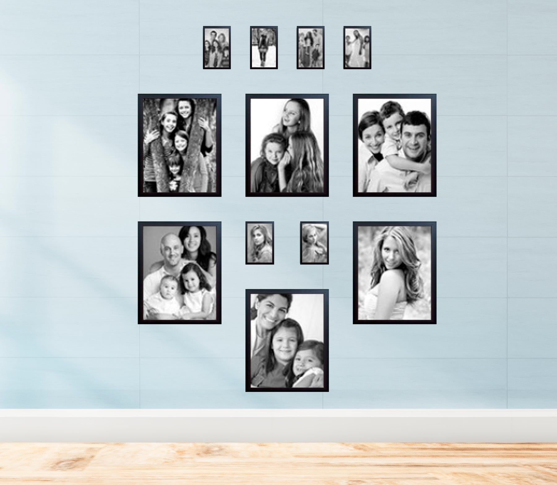 Pack of 12 Family Collage Photo Frames