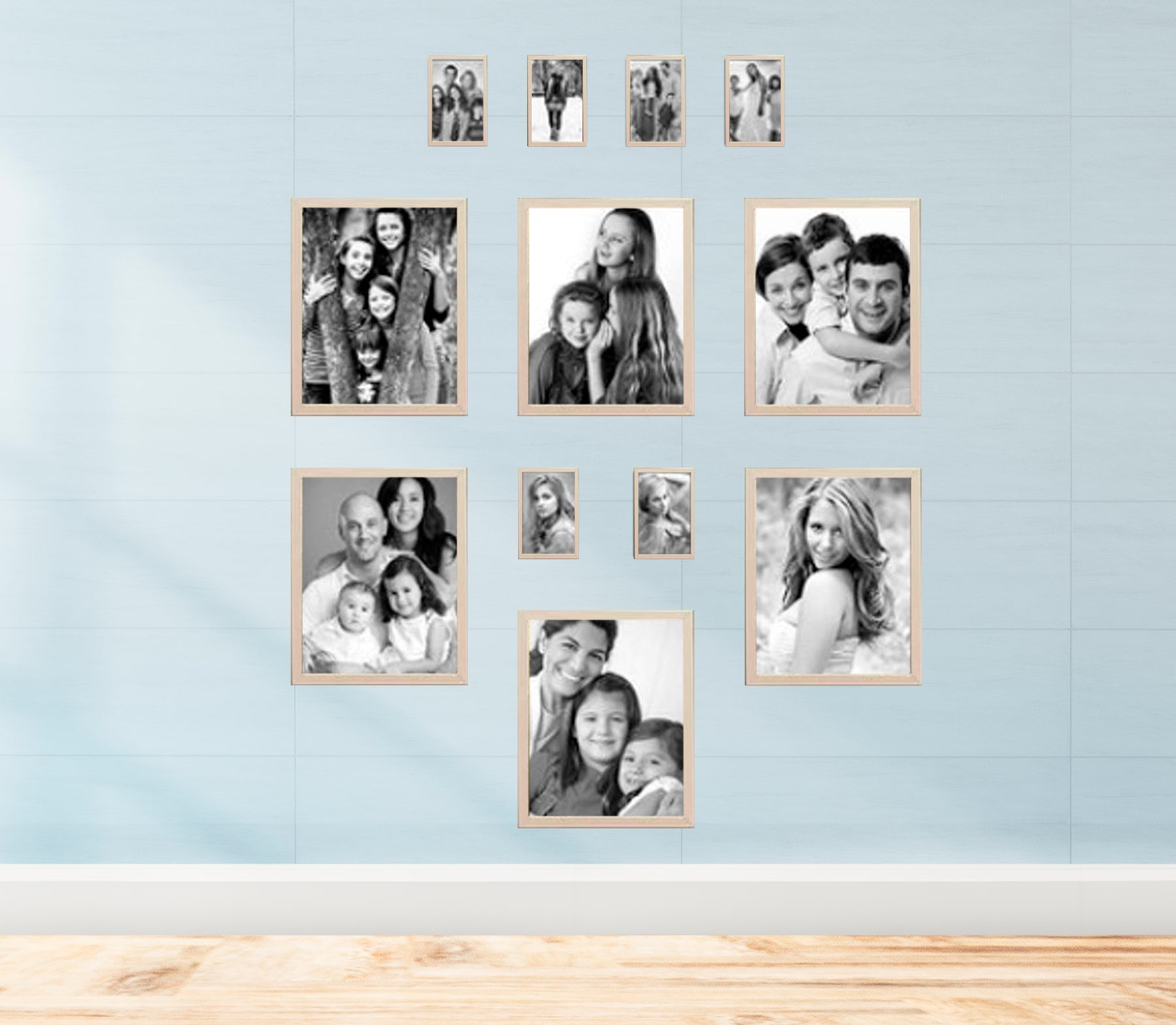 Buy white Pack of 12 Family Collage Photo Frames