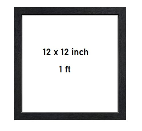 Black 12x12 inch custom collage wall frame with clean, modern edges. - Custom Collage Wall Frame Set – Personalized Gallery Decor - 4x4" / Black - Frame World