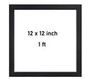 Black 12x12 inch custom collage wall frame with clean, modern edges. - Custom Collage Wall Frame Set – Personalized Gallery Decor - 4x4" / Black - Frame World