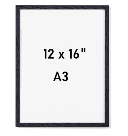 Black 12x16 inch custom collage wall frame with clean modern design. - Custom Collage Wall Frame Set – Personalized Gallery Decor - 4x4" / Black - Frame World