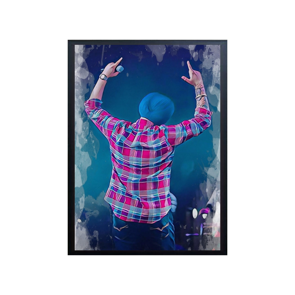 Punjaba Rapper Sidhu Moose Wala Poster Frame | Single Punjabi Rapper Figure Poster Wa ...