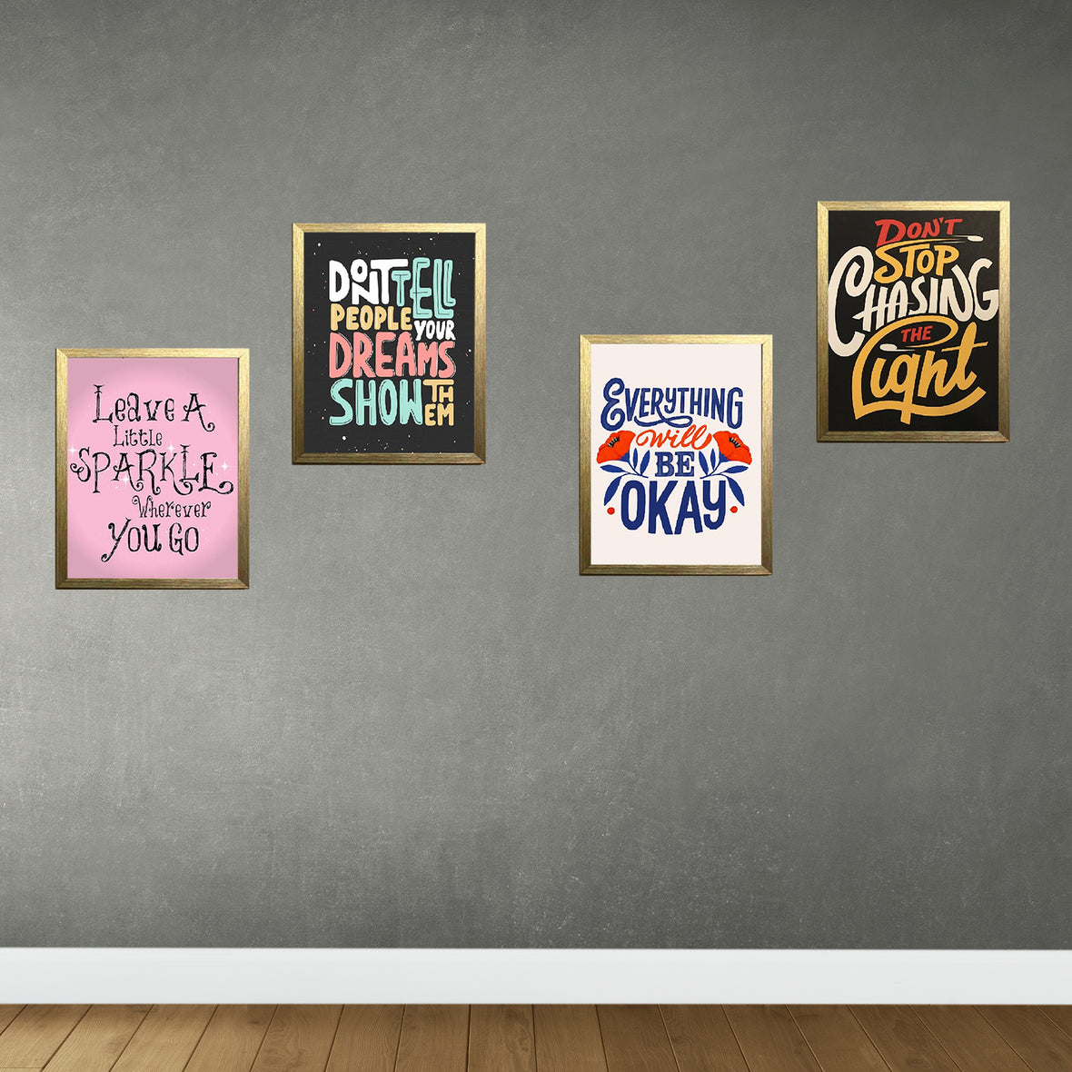 Inspiration Quotes Frame (2PCS) main image 0