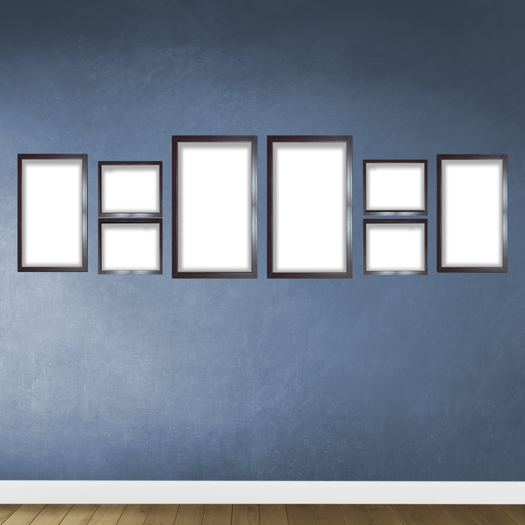 Pack of 8 Wall Gallery Photo Collage (2X 10x14", 2X 8x10", 4X 5x7")