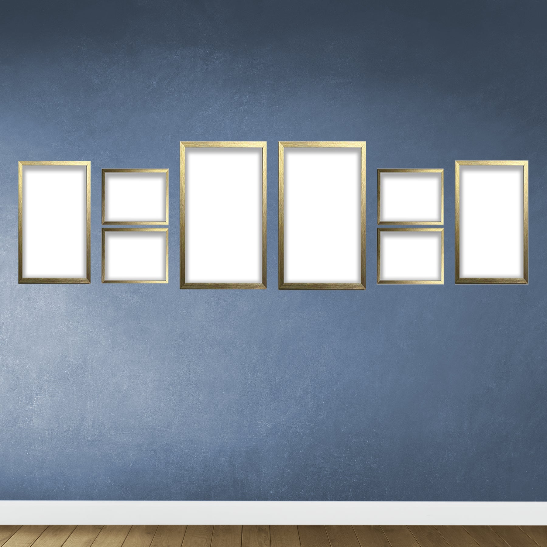 Pack of 8 Wall Gallery Photo Collage (2X 10x14", 2X 8x10", 4X 5x7")