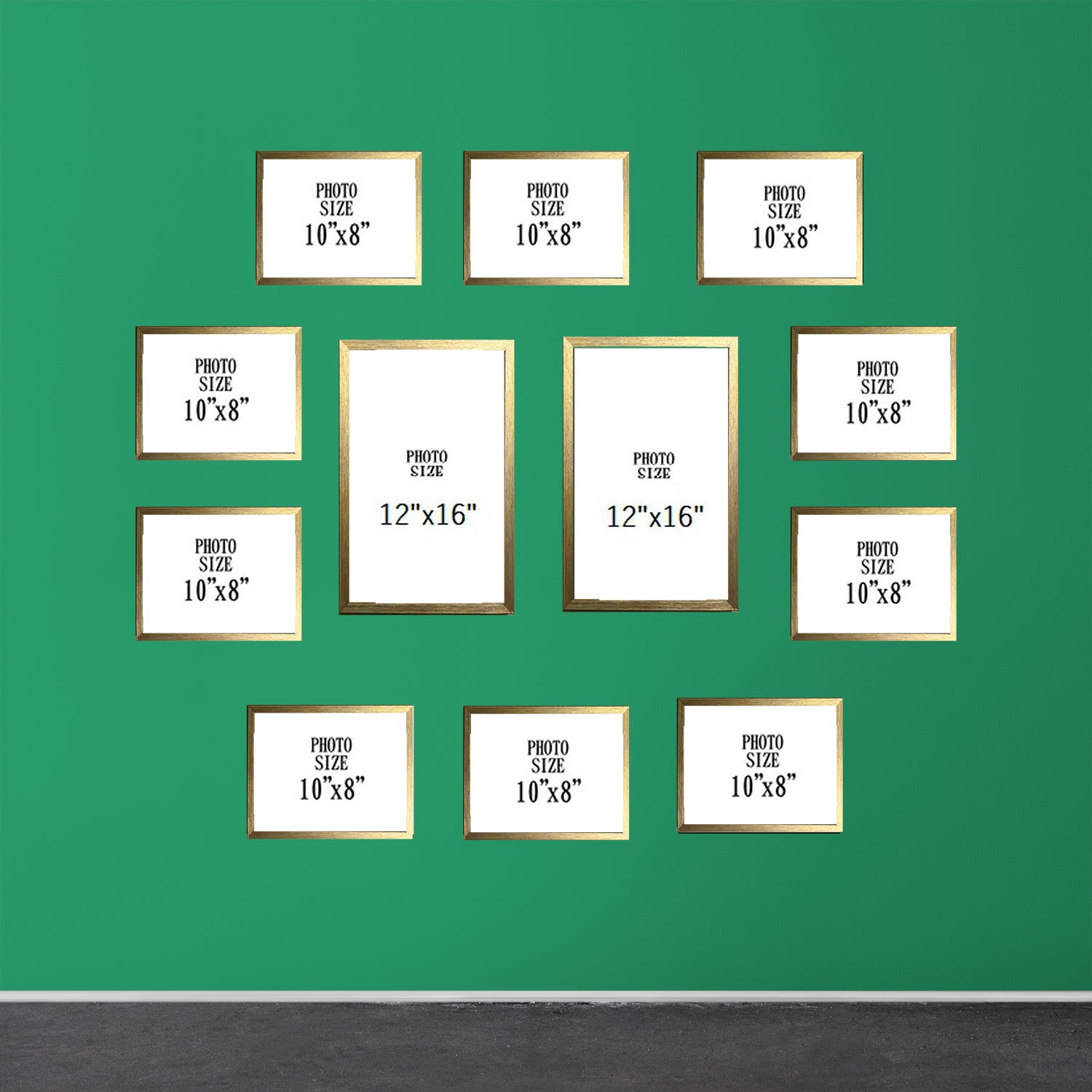 Pack of 12 Frame Collage set, Picture frames Pack