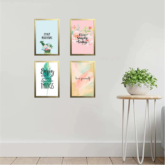 Inspiration Quotes Frame (4PCS) main image 1