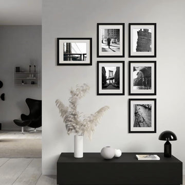 10x14" 6 pack of Frames Collage, With Border 8x10" for Family/ Wedding Pictures - 0