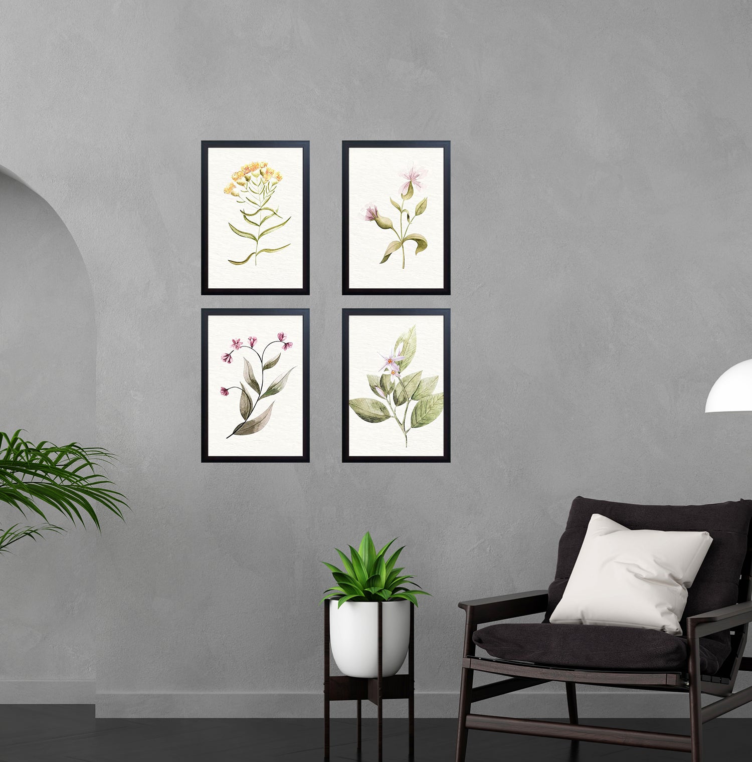 Set of 4 Abstract Art Frames