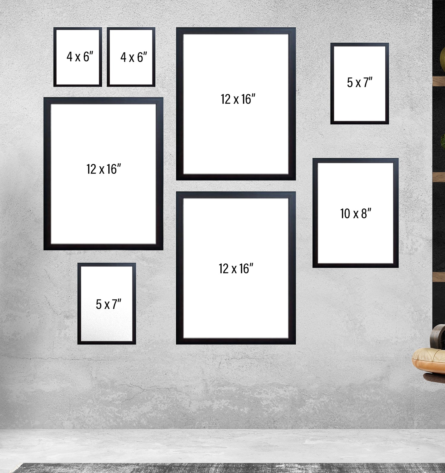 Pack of 8 Photo Frame Collage set