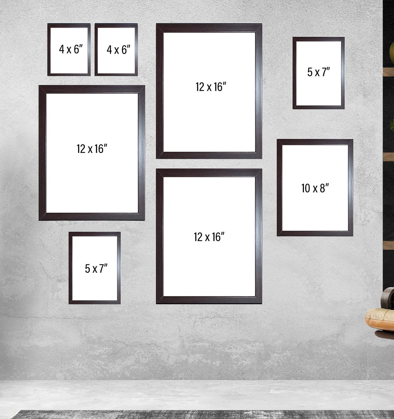 Pack of 8 Photo Frame Collage set