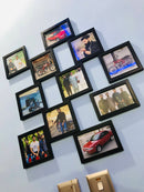 Pack of 11 Photo Frame Collage For Wall Decoration (8pcs 5x5", 3pcs 4x6")-2