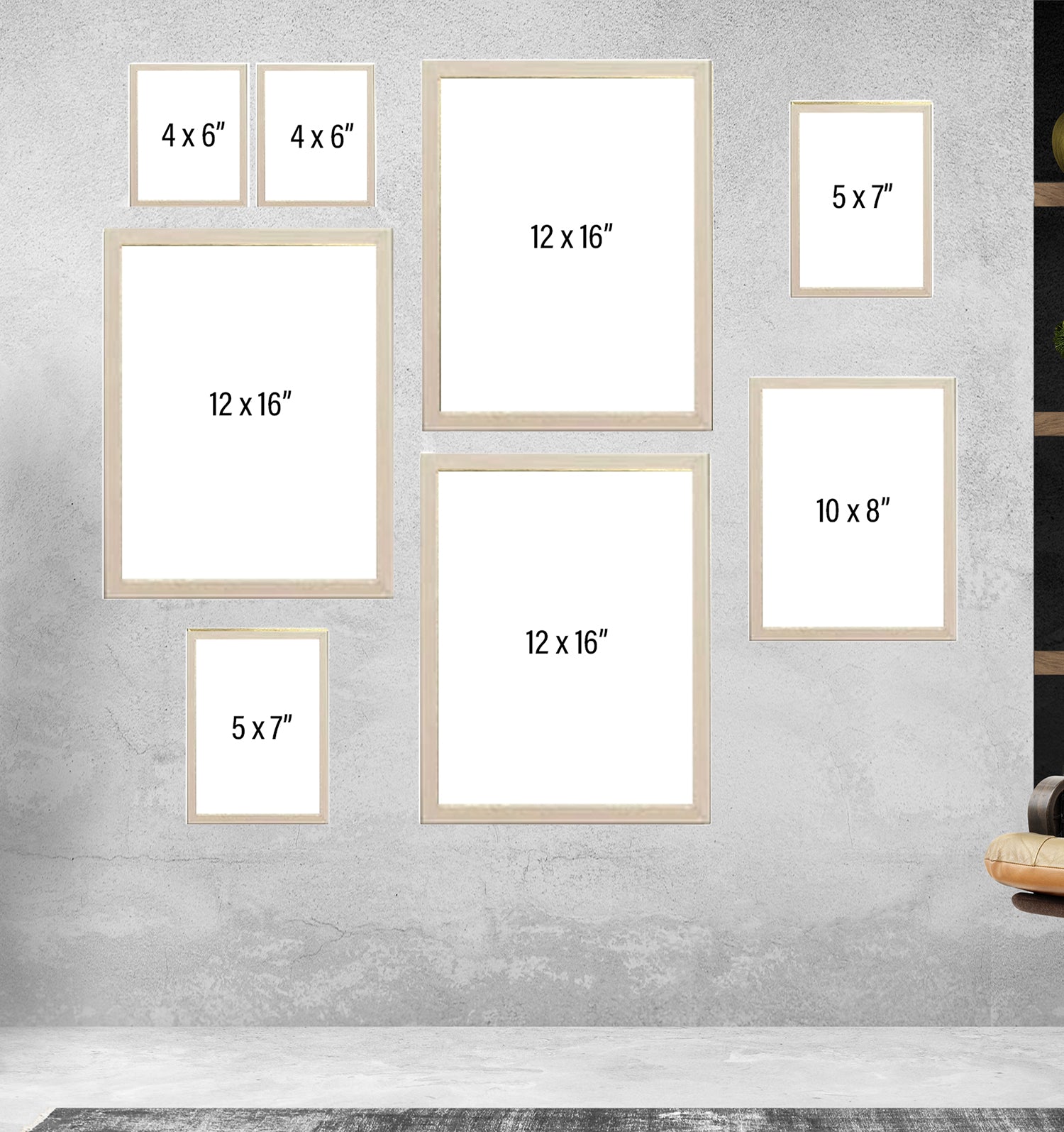 Pack of 8 Photo Frame Collage set