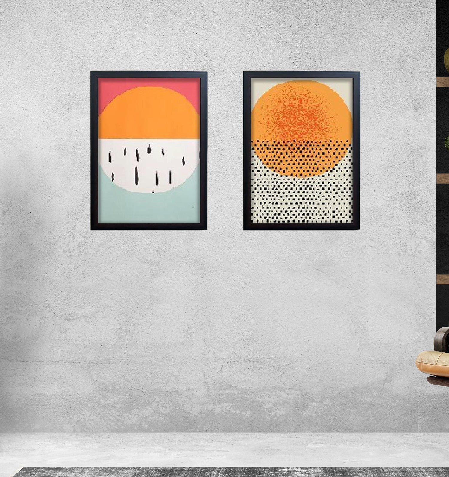 2 PCS Motivational Quote Picture Frame, Abstract Frames