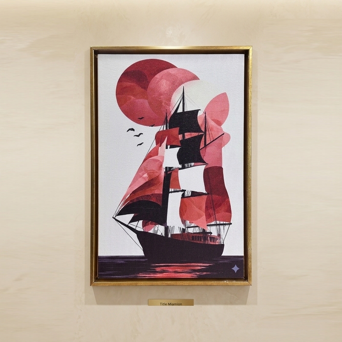 16x24 inch Floating Frame -  Premium UV print on canvas