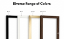 Custom Picture Frame with glass - Thin Border Picture Frame for Wall Display - Hanging Hardware Included-7