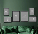 Pack of 6 Wall Gallery Frames Collage set (2 pc a3, 4 pc a4)-3