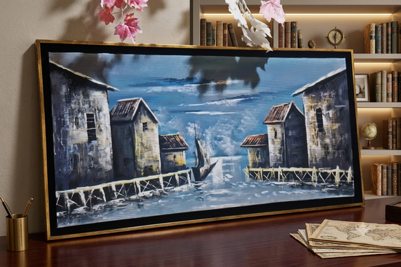 42x24" Premium Scenery frame - Floating frame with Uv canvas Print