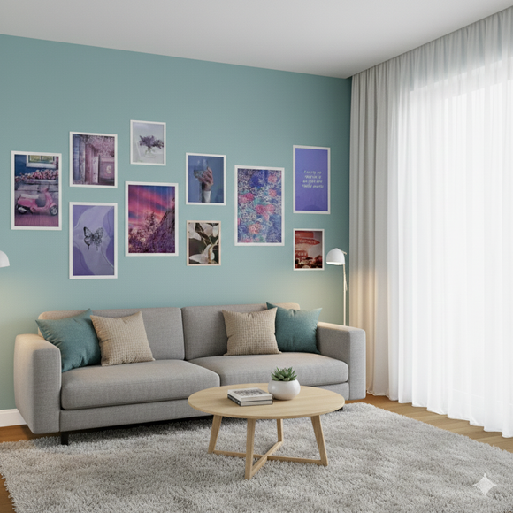 10 pcs Abstract set, 12x16 2 pc, 10x14 3 pieces, 10x12 2 pieces, 8x10 3 piece