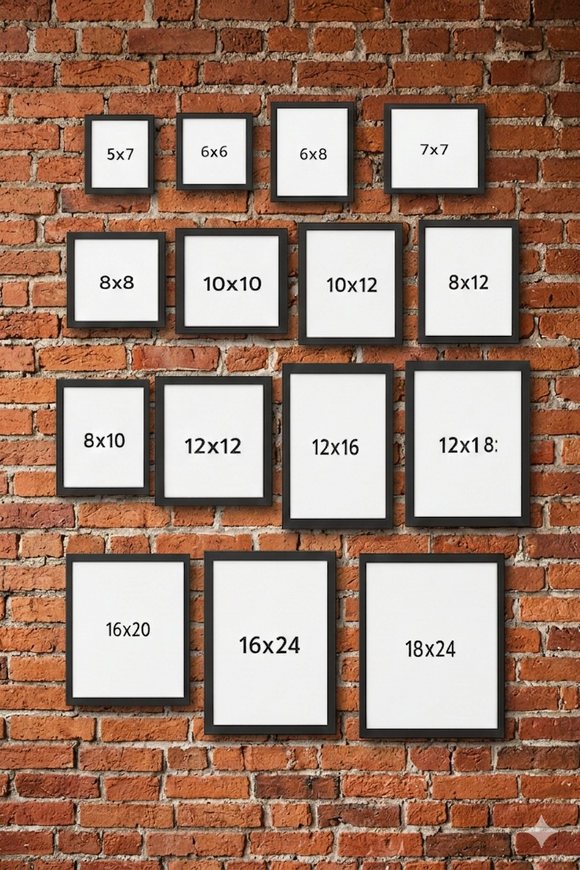 Custom Collage Wall Frame Set – Personalized Gallery Decor