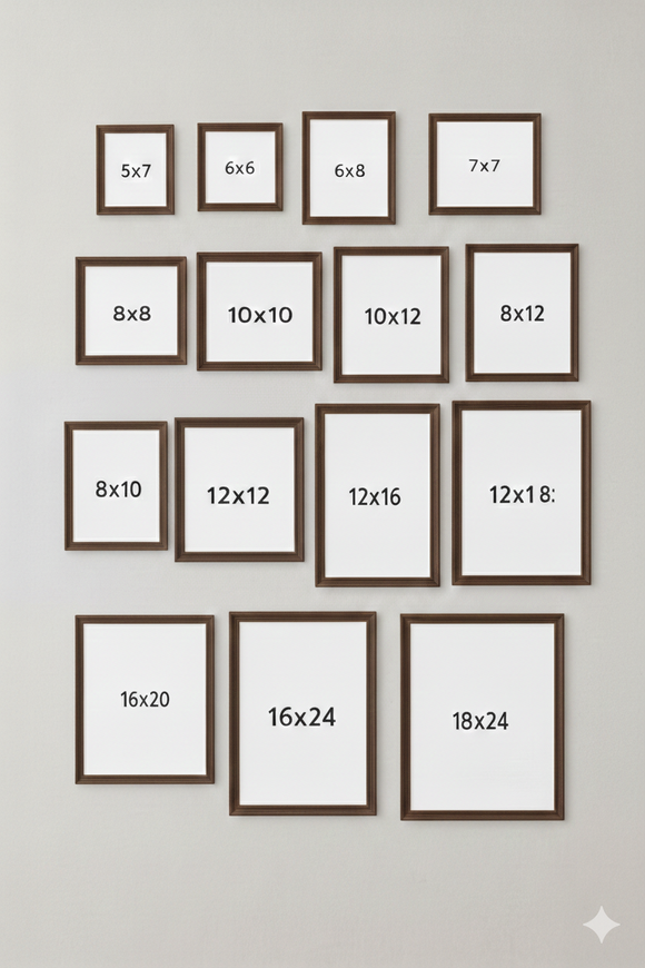 Custom Collage Wall Frame Set – Personalized Gallery Decor