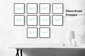 Set of 10 7x7 inch Frame Collage set, with Custom Pictures