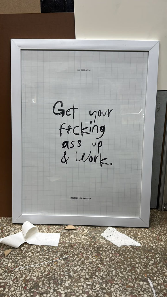 18x24" Motivational Quote Box frame - Premium