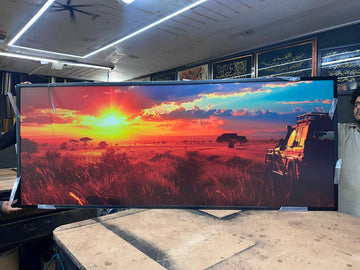 36x72" Scenery frame - Uv canvas print Slim border - Premium - 0