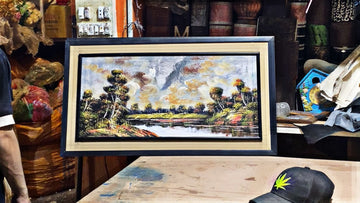 42x24" Premium Scenery frame - Double frame with Glass - 0