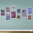 abstract purple frames