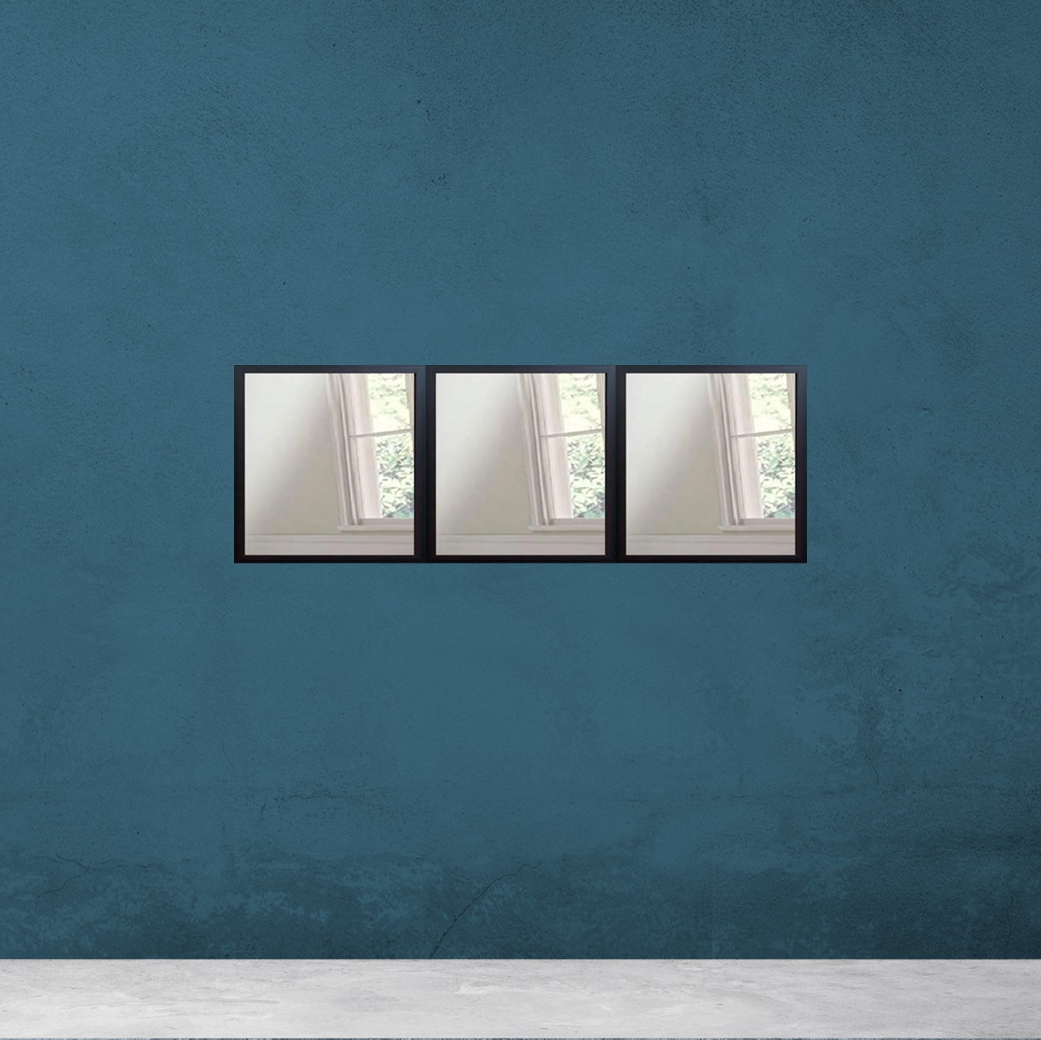 Grid Mirror for Home Decor, PVC Border Mirror frames , DIY Hanging Mirror