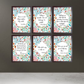 6 Pcs Business / Work Motivation Quotes - 0