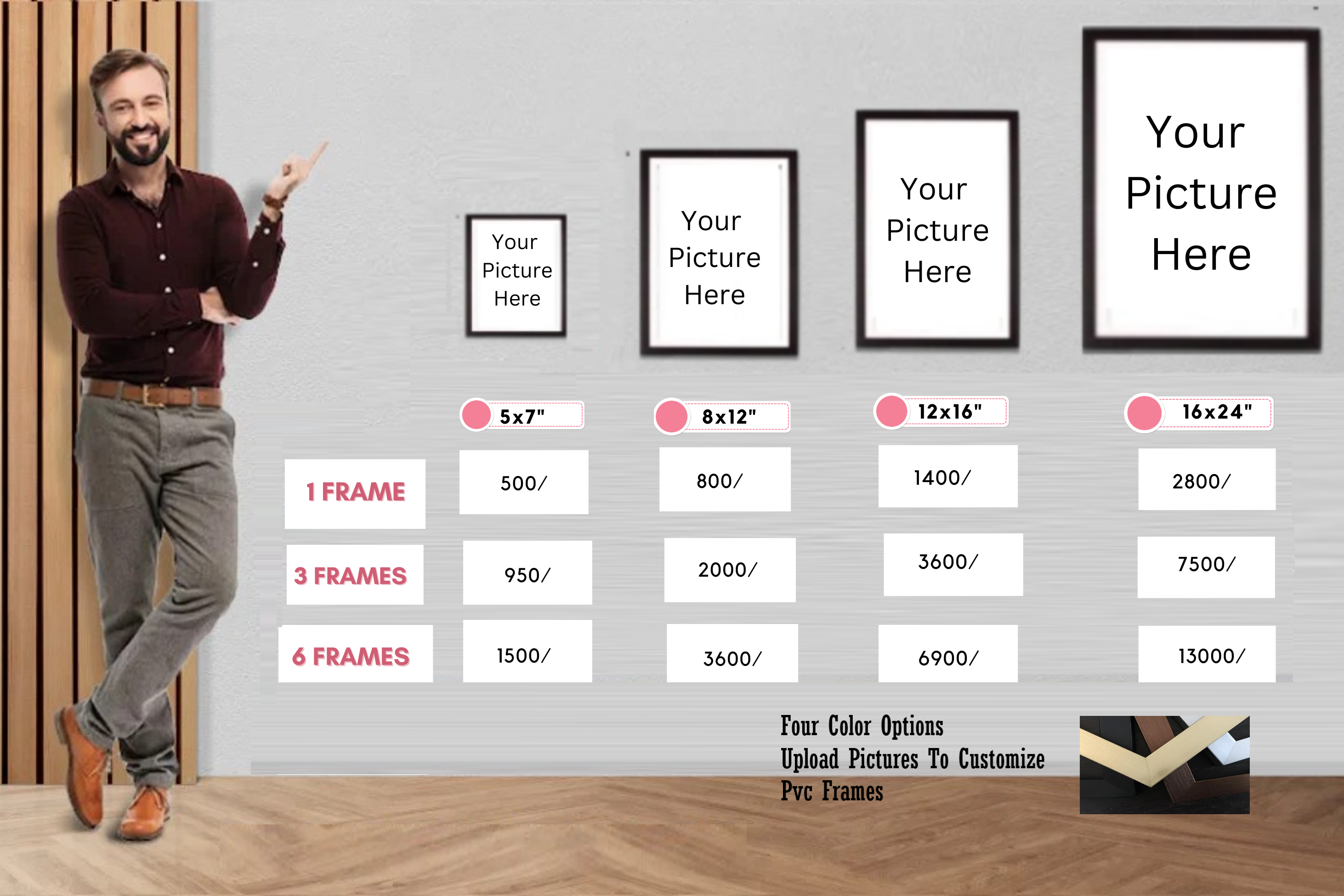 Make Your Own Collage (Rectangle) - Get Customised Frame with Picture