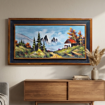 colorful scenery frame