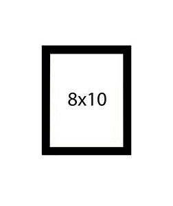 Black 8x10 custom frame with clean edges for collage wall decor. - Custom Collage Wall Frame Set – Personalized Gallery Decor - 4x4" / Black - Frame World