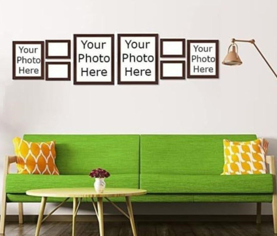 Pack of 8 Wall Gallery Photo Collage (2X 10x14", 2X 8x10", 4X 5x7")