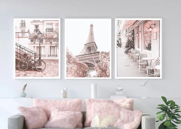 3 Pcs Abstract Frame, Girls Vanity Printed Picture frames