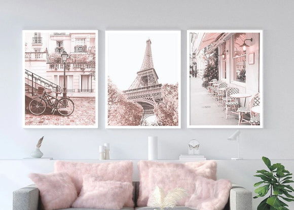 3 Pcs Abstract Frame, Girls Vanity Printed Picture frames