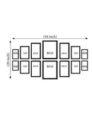 Pack of 14 Collage Frame set (8x10" - 2pc, 6x8" - 4 pc, 5x7" - 4 pc, 4x6" - 4 pc)-2