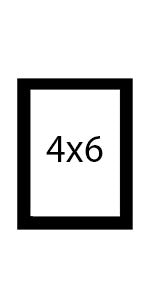 Black 4x6 inch custom collage wall frame with clean, modern design. - Custom Collage Wall Frame Set – Personalized Gallery Decor - 4x4" / Black - Frame World