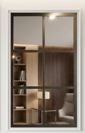 6 Grid Mirror - 12x12 inch each Joined