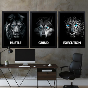 hustle quote frames