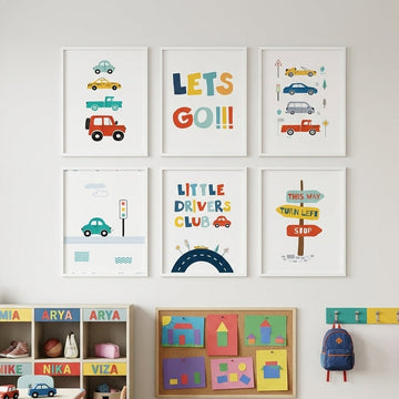 kids class room frame