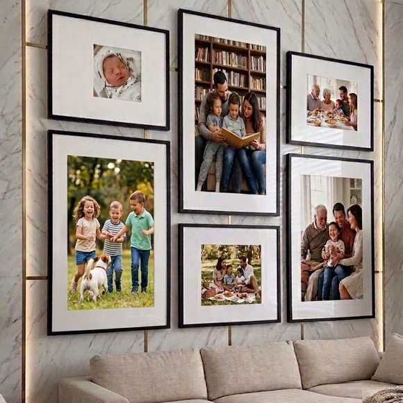 large 6 frame collage